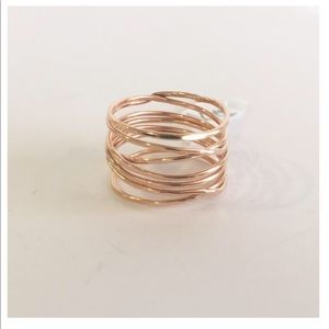 Kira Hawaii Beautiful Chaos Ring- Rose Gold
